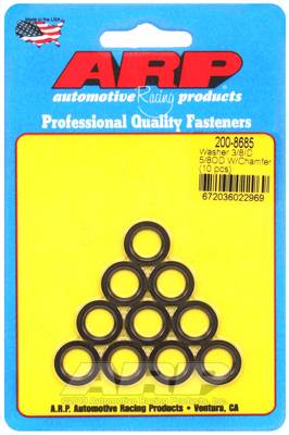 ARP - ARP 3/8 ID 5/8 OD machined chamfer black washers 200-8685