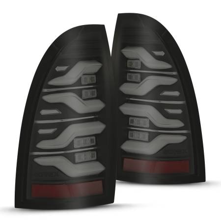 AlphaRex - AlphaRex 05-15 Toyota Tacoma LUXX LED Taillights Blk w/Activ Light/Seq Signal