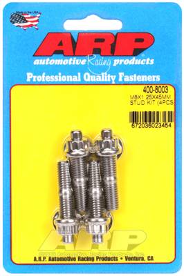 ARP - ARP M8 X 1.25 X 45mm broached stud kit - 4pcs 400-8003