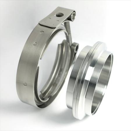 Stainless Bros. - Stainless Bros. 2.5" SS304 V-Band Assembly (2 Flanges & 1 Clamp)
