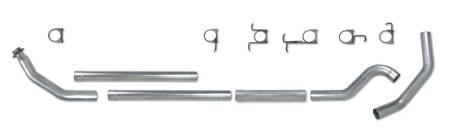 Diamond Eye Performance - Diamond Eye Exhaust System Kit, 1998.5-2002 Dodge 5.9L Cummins 2500/3500 (All Cab And Bed Lengths)-4In. Aluminized