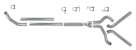 Diamond Eye Performance - Diamond Eye Exhaust System Kit, 1998.5-2002 Dodge 5.9L Cummins 2500/3500 (All Cab And Bed Lengths)-4In. Aluminized