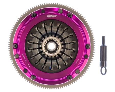 EXEDY Racing Clutch - Exedy 2004-2014 Subaru Impreza WRX STI H4 Hyper Single Clutch Sprung Center Disc Pull Type