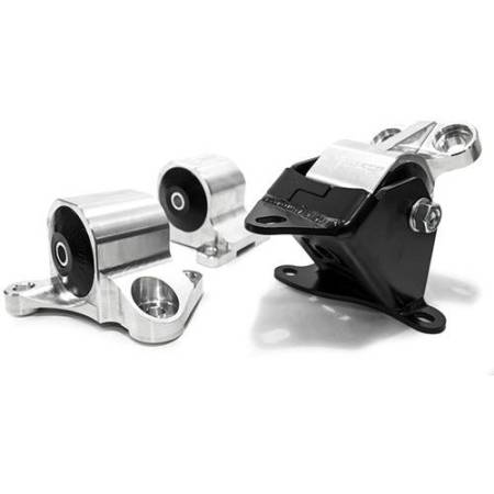 Innovative Mounts - Innovative 96-00 Civic B/D Series Silver Aluminum Mounts 75A Bushings (2 Bolt)