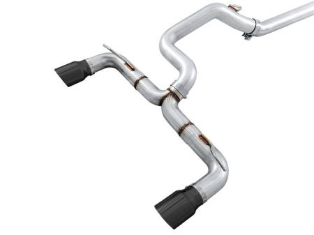 AWE Tuning - AWE Ford Focus RS Track Edition Cat-back Exhaust - Diamond Black Tips