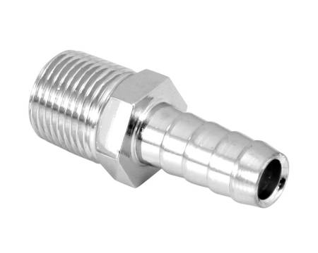 Spectre Performance - Spectre Fuel Fitting 3/8in. Hose Barb NPT Threads - Chrome