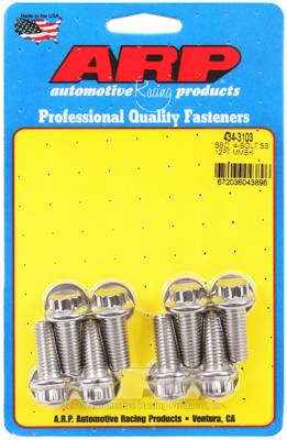 ARP - ARP SB Chevy 4-bolt SS 12pt motor mount bolt kit 434-3103