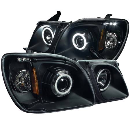 ANZO Headlights, Tail Lights and More  - ANZO 1998-2007 Lexus Lx470 Projector Headlights w/ Halo Black (CCFL)
