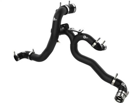 aFe Power (Advanced FLOW Engineering) - aFe 18-22 Kia Stinger V6-3.3L BladeRunner Alum Hot/Cold Charge Pipe Kit Black