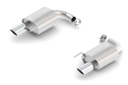 Borla - Borla Atak S Rear Section 15-17 Ford Mustang GT 5.0L V8 MT/AT 2.5in pipe 4in tip