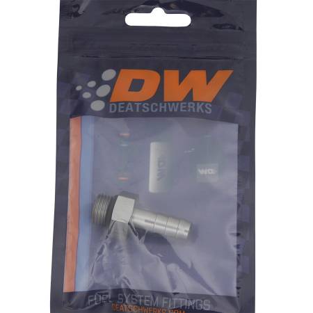 DeatschWerks - DeatschWerks 6AN ORB Male To 3/8in. Male Triple Barb Fitting (Incl. O-Ring)
