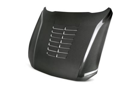 Anderson Composites - Anderson Composites 18-19 Ford Mustang Double Sided Type-GT5 Carbon Fiber Hood