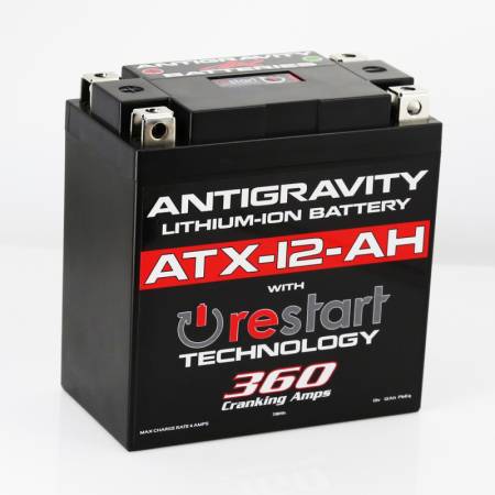 Antigravity Batteries - Antigravity Batteries YTX12B-BS Lithium Battery w/Re-Start