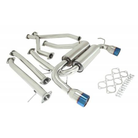 Manzo Headers, Exhausts, and More - Manzo Nissan 370Z 2009-2012 Z34 3.7L V6 VQ37VHR LHD Stainless Steel Catback Exhaust System