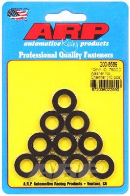 ARP - ARP M10 ID 3/4 OD chamfer black washers 200-8689