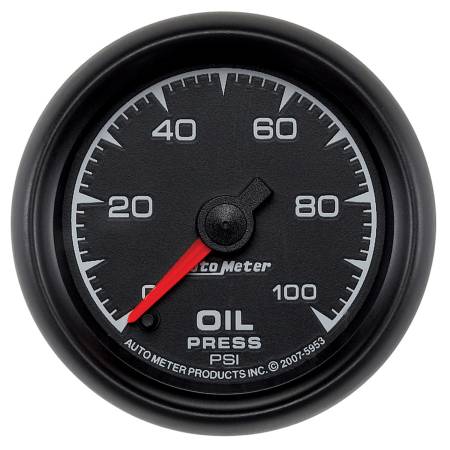 AutoMeter - AutoMeter ES 52.4mm 0-100 PSI Oil Pressure Gauge