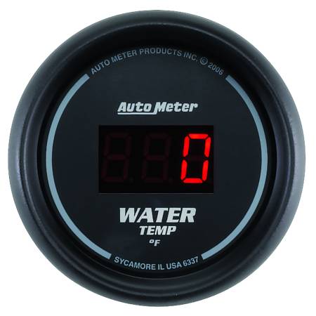 AutoMeter - AutoMeter Black 0-300 F Digital Water Temp Gauge