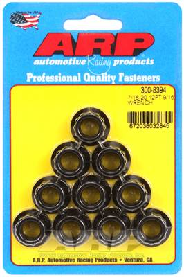 ARP - ARP 7/16-20, 9/16 socket 12pt nut kit 300-8394
