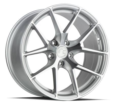 AodHan Wheels - Aodhan Wheels Rim AFF7 19x9.5 5x120 72.6CB ET35 Gloss Silver Machined Face