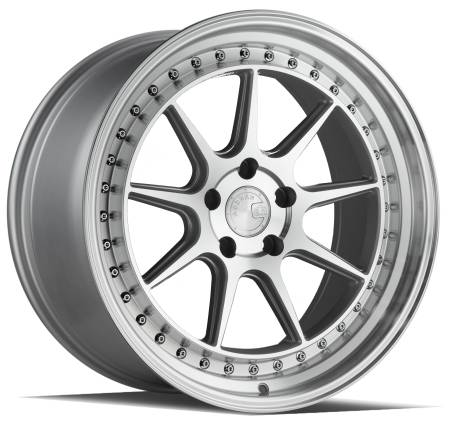 AodHan Wheels - Aodhan Wheels Rim DS-X 18x9.5 5x114.3 73.1CB ET15 Silver w/Machined Face