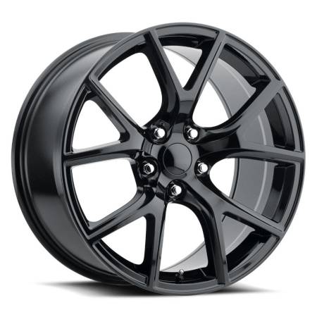Factory Reproductions Wheels - FR 75 - Jeep Trackhawk Replica Wheel 20x10 5x5 ET50 71.5CB Gloss Black