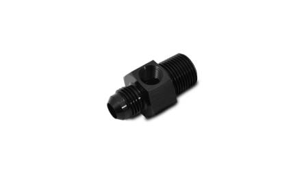 Vibrant Performance - Vibrant Performance -6AN Male to 3/8in NPT Male Union Adapter Fitting w/ 1/8in NPT Port