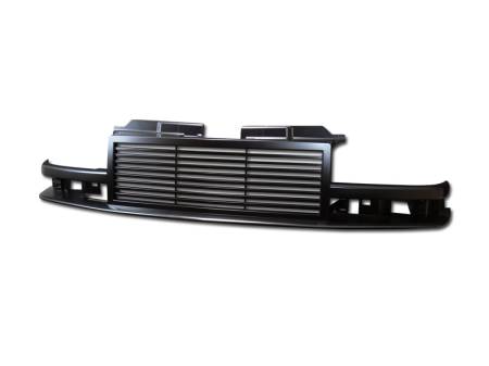 I3 Enterprise - I3 98-04 Chevy S10/Blazer Honrizontal Ballet Style Front Grill (Black)