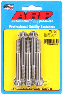 ARP - ARP M8 x 1.25 x 65 12pt SS bolts 771-1010