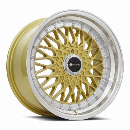 Vors Wheels - Vors Wheels Rim VR3 17x8.5 5x114.3 ET30 73.1CB Gold Machined Lip