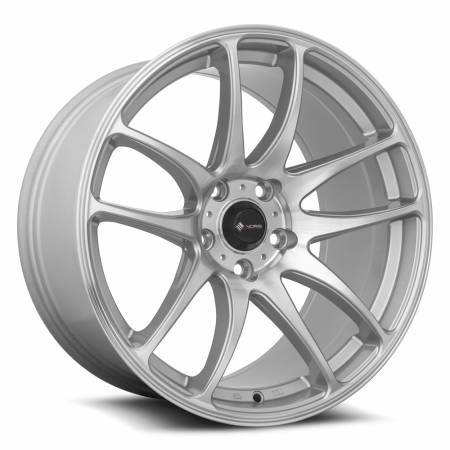 Vors Wheels - Vors Wheels Rim TR4 18x9.5 5x115 ET35 73.1CB Silver Machine Face
