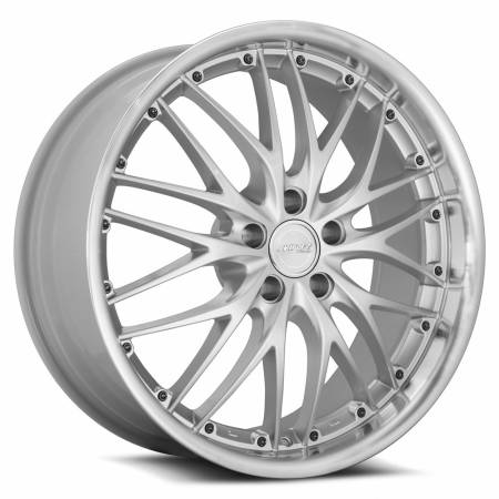 MRR Design Wheels - MRR Wheels Rim GT1 20x8.5 5x108 ET35 73.1CB Hyper Silver Machine Lip