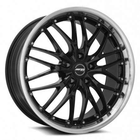 MRR Design Wheels - MRR Wheels Rim GT1 20x8.5 5x112 ET35 66.6CB Black Machine Lip