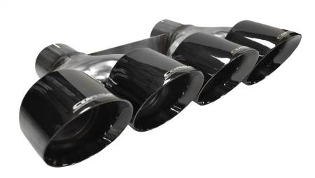 CORSA Performance - Corsa 2014-2020 Chevrolet Corvette 6.2L V8 Quad 45in Polished Black Pro-Series Tip Kit