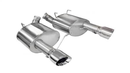 CORSA Performance - Corsa 2011-2014 Ford Mustang GT/Boss 302 5.0L V8 Polished Sport Axle-Back Exhaust
