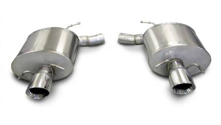 CORSA Performance - Corsa 2009-2014 Cadillac CTS Sedan V 6.2L V8 Polished Sport Axle-Back Exhaust