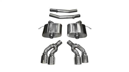 CORSA Performance - Corsa 2016-2019 Cadillac CTS V 6.2L V8 2.75in Polished Xtreme Axle-Back Exhaust