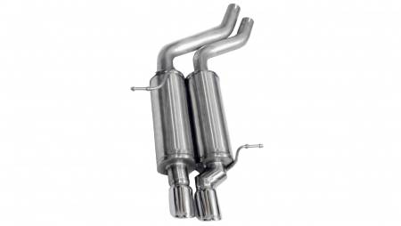 CORSA Performance - Corsa 2001-2006 BMW 325i/ci Convertible E46 Polished Sport Axle-Back Exhaust