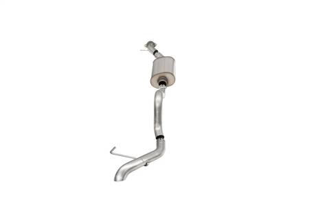 CORSA Performance - Corsa 2021-2025 Ford Bronco 2.3L 2-Door 2.75in Cat-Back Single Side Exhaust w/ Turndown Exhaust Tip