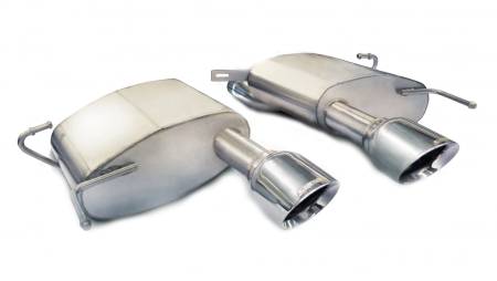 CORSA Performance - Corsa 2011-2015 Cadillac CTS Coupe V 6.2L V8 Polished Sport Axle-Back Exhaust