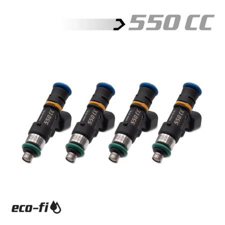 BLOX Racing - BLOX Racing Eco-Fi Street Injectors 550cc/min Honda K Series (Set of 4)