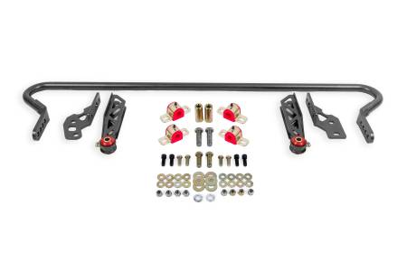 BMR Suspension - BMR 11-14 S197 Mustang Rear Hollow 25mm Adj. Sway Bar Kit w/ Bushings - Black Hammertone