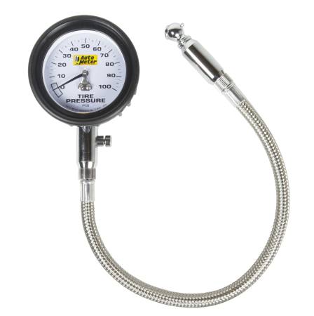 AutoMeter - AutoMeter 100 PSI Tire Pressure Gauge