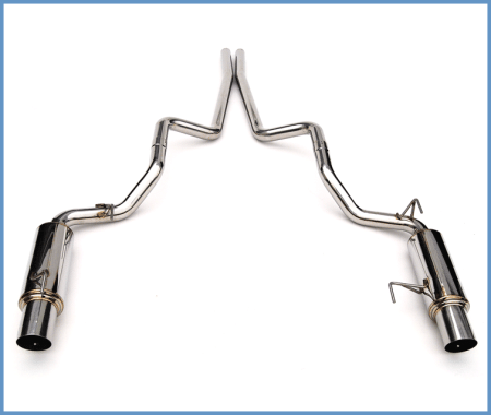 Invidia - Invidia 05+ Ford Mustang V8 63mm (101mm tip) N1 Cat-back Exhaust