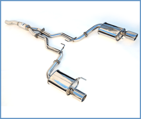 Invidia - Invidia 15+ Ford Mustang Ecoboost 2.3L Q300 Cat-Back Exhaust w/ Stainless Steel Tip