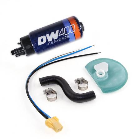DeatschWerks - DeatschWerks 415LPH DW400 In-Tank Fuel Pump w/ 9-1044 Install Kit 85-97 Ford Mustang Cobra