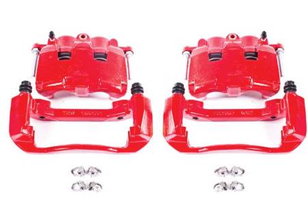 Power Stop - PowerStop 05-08 Dodge Dakota Front Red Calipers w/Brackets - Pair