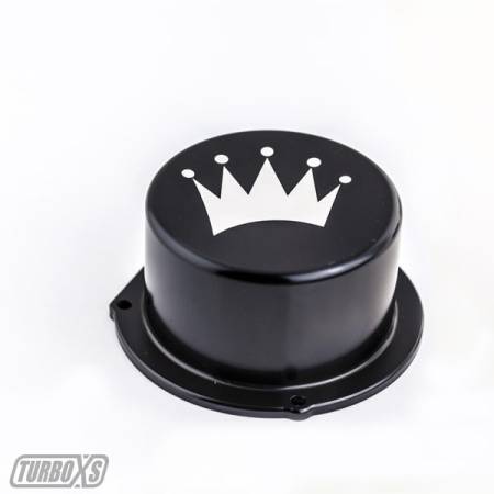 Turbo XS - Turbo XS 15-16 Subaru WRX Billet Aluminum Vacuum Pump Cover - Black