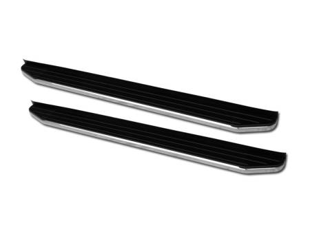 I3 Enterprise - I3 2005-2015 Nissan Frontier Crew Cab Aluminum And Stainless Steel Trim Viewpoint Running Board(Chrome)