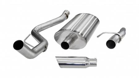 CORSA Performance - Corsa 2011-2014 Ford F-150 5.0L V8 Polished Sport Cat-Back Exhaust