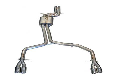 AWE Tuning - AWE Audi B8 / B8.5 S4 3.0T Track Edition Exhaust - Chrome Silver Tips (90mm)